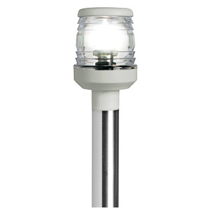 Pull-out led lightpole w/white base 100 cm